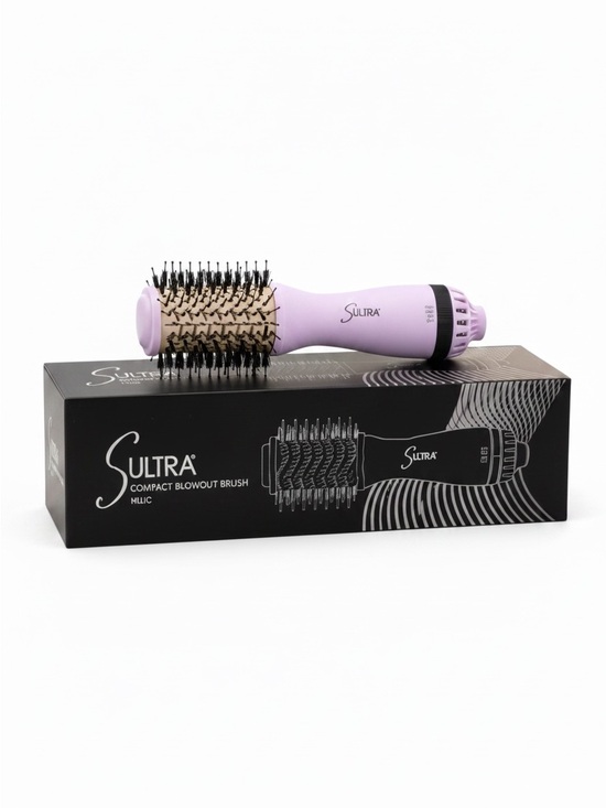 Sultra Other - Sultra Compact Blowout Brush Blow Dry Hair Straighten in Lilac Color - NIB